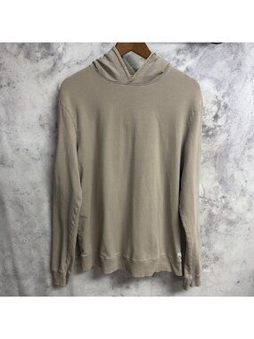 Vuori Hoodie Sweatshirt Mens Large Greige Style V252